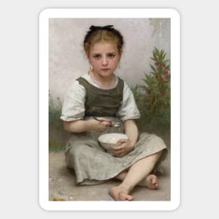 Le Dejeuner Du Matin by William-Adolphe Bouguereau Sticker